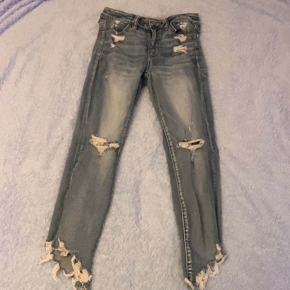 AE high-rise jegging crop jeans